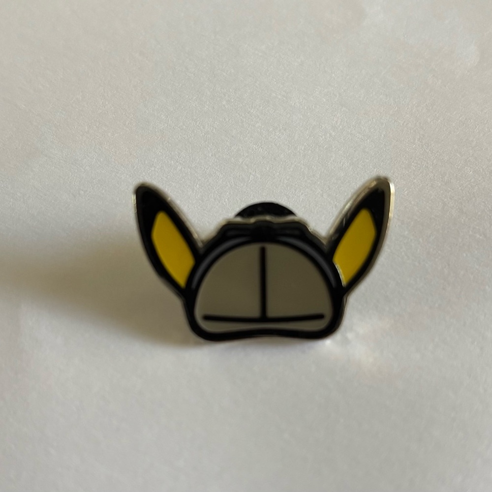 Pokemon Yellow and Gray Ear Pin